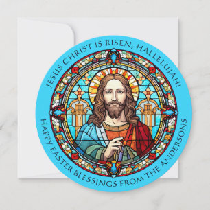 Elegante Christelijke godsdienstige paaszegeningen Feestdagenkaart