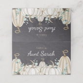 Élégante Chute Agriturismo Thème Citrouille Cartes (Extérieur déplié)