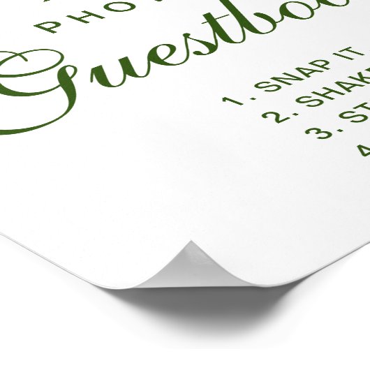 Elegante citroenen  Onze FOTO-gastenboekposter sig Poster (Hoek)