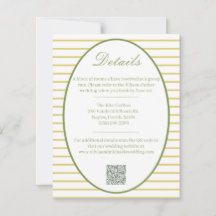 Elegante Citrus Eiland Details Envelopkaart