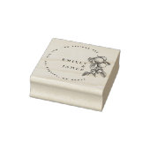Elegante Classic Botanische Sinaasappels Paar brui Rubberstempel (Stempel)