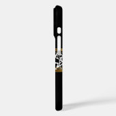 Elegante Classy Gold Black White Koe Case-Mate iPhone Case (Achterkant / Links)