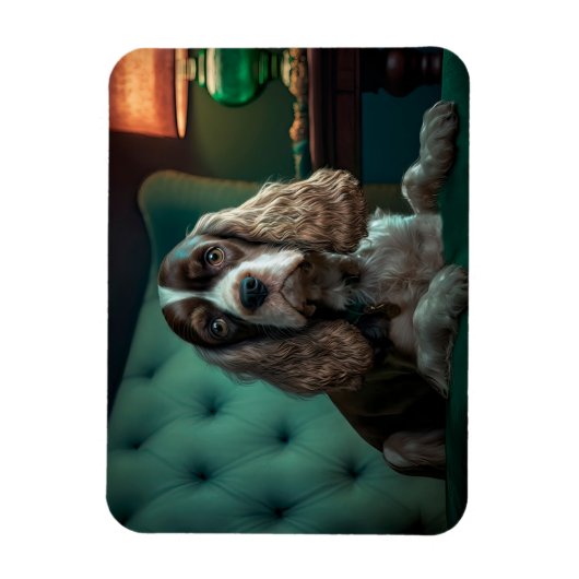 Elegante Cocker Spaniel Classic Portrait Design Magneet (Verticaal)