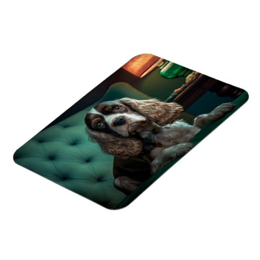 Elegante Cocker Spaniel Classic Portrait Design Magneet (Linkerzijde)
