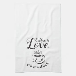 Elegante Coffee Kitchen Towel Theedoek