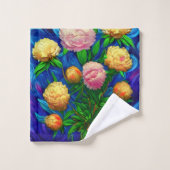 Elégante Collection de Belle Peony (Gant de toilette)