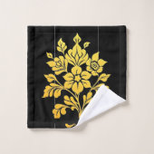 Elégante Collection Florale Luxe Populaire (Gant de toilette)
