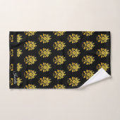 Elégante Collection Florale Luxe Populaire (Serviette à main)