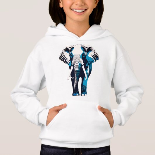 Elégante Conception d'avant-plan femme-éléphant - (Devant)