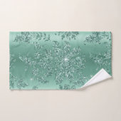 Elégante conception de Motif de Parties scintillan (Serviette à main)