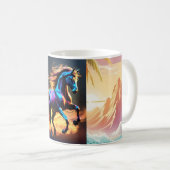 Elégante Conception de Mug Cheval Swirl (Devant droit)