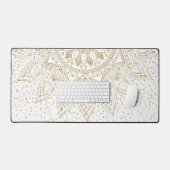 Elégante conception de points Mandala Or (Clavier et souris)