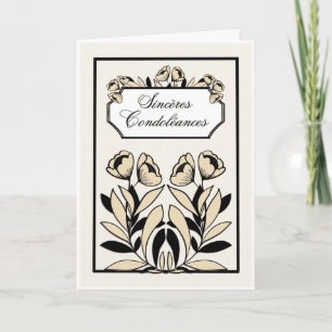 Elegante Condoleancekaart – Deepest Sympathy Kaart