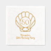 Elégante Coquille de Saint Jacques Coquille fête d (Recto)