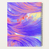 Elégante couleur bleu rose Abstrait (Dos)