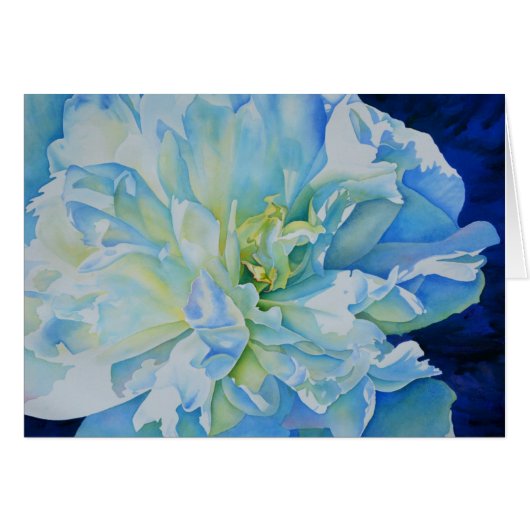 Elégante couleur bleue turquoise florale (Devant Horizontal)