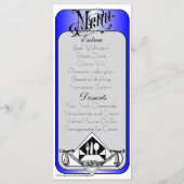 Élégante couleur de la carte de menu 13 (Dos)