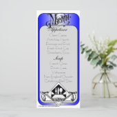 Élégante couleur de la carte de menu 13 (Debout devant)
