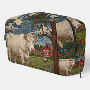 Elegante country chic boho koe boerderij toilettasje