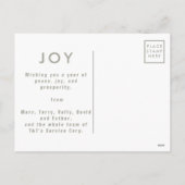 Elégante couronne d'argent Bonne carte d'entrepris (Dos)