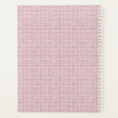 Elégante couronne de fleurs roses. (Dos)