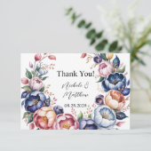 Élégante couronne Peony Pour Merci Mariage (Debout devant)