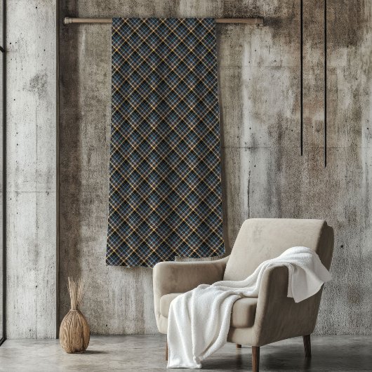 Élégante couverture bleu jaune pour cadeau homme