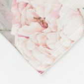 Élégante couverture en polaire Rose (Coin)