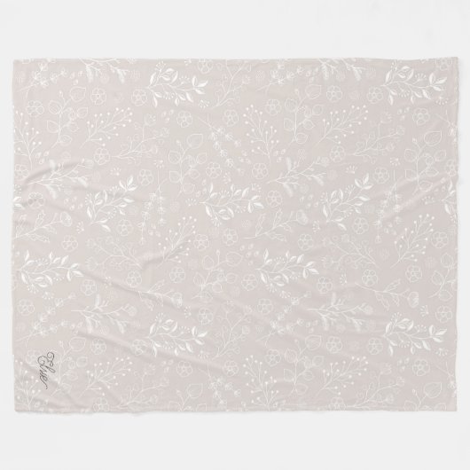 Élégante couverture florale (Devant (Horizontal))