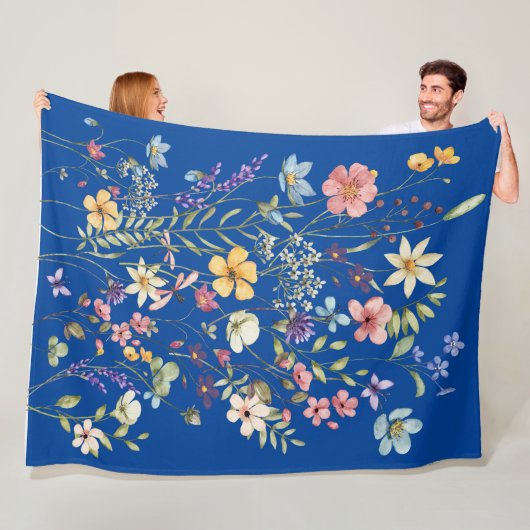 Élégante couverture florale pour un confort et un  (En situation)