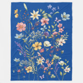 Élégante couverture florale pour un confort et un  (Devant)