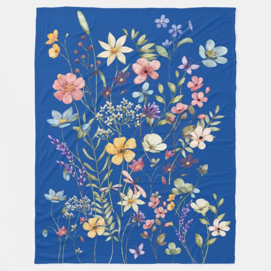 Élégante couverture florale pour un confort et un  (Devant)