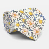 Élégante cravate bleu tournesol (Roulé)