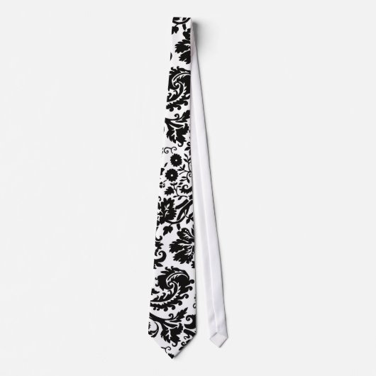 Élégante cravate Damask (Devant)