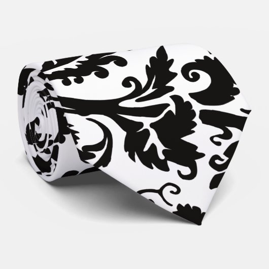 Élégante cravate Damask (Roulé)