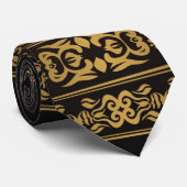 Élégante Cravate d'or unique (Roulé)