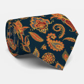 Élégante Cravate ethnique de Paisley (Roulé)