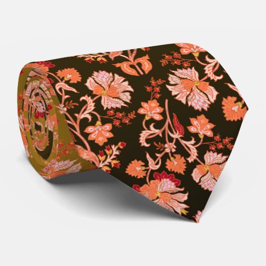 Élégante cravate florale (Roulé)