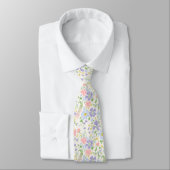 élégante cravate florale pastel (Attaché)