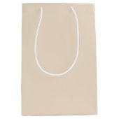 Elegante Cream Gift Bag Medium Cadeauzakje (Voorkant)