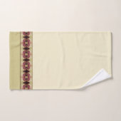 Elégante crème bordeaux et beige (Serviette à main)