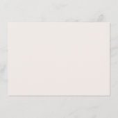 Elegante Crème en Bordeauxhuwelijksplaatskaart DIY Kaart (Achterkant)