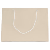 Elégante crème Grand sac cadeau (Devant)