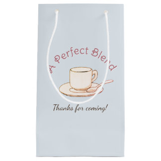 Elegante Crème Koffiekop Cozy Brunch en Vergaderin Klein Cadeauzakje