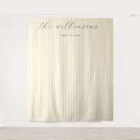 Elegante Crème Pinstrepen