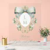 Élégante Crest avec Mariage de la Bow verte Bienve (Mariage)