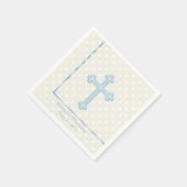 Elegante Cross Blue doop Servetten (Hoek)
