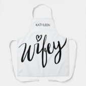 Elégante cuisine WIFEY et tablier de cuisson pour  (Recto)