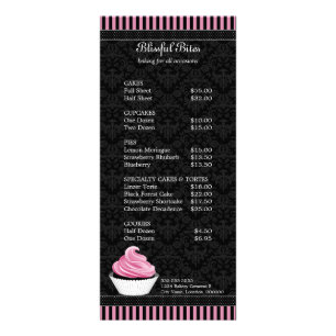 Elegante Cupcake Bakkerij Rack Kaarten