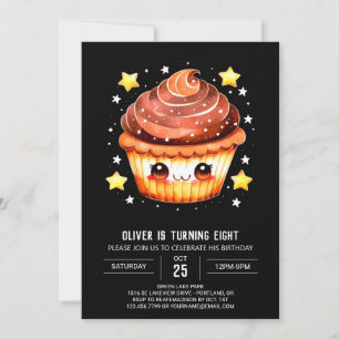 Elegante Cupcake Delight Muffin Verjaardag Kaart